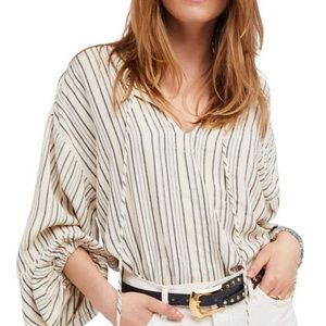 Free People Rhythm of the Night Striped Tunic